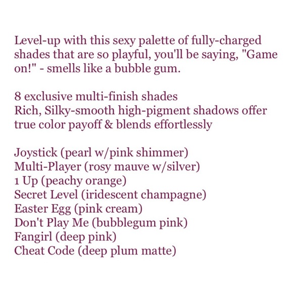 TOO FACED Let's Play On the Fly Eye Shadow Palette Bubble Gum Scent - NIB - Picture 5 of 6